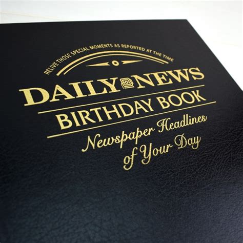 New York Daily News Birthday Book - Historic Newspapers US