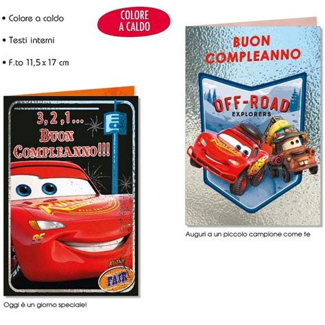 Biglietto Auguri Compleanno Cars Balloon Planet