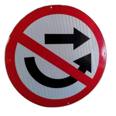 Red And White Acrylic Retro Reflective Traffic Signs Board For Road