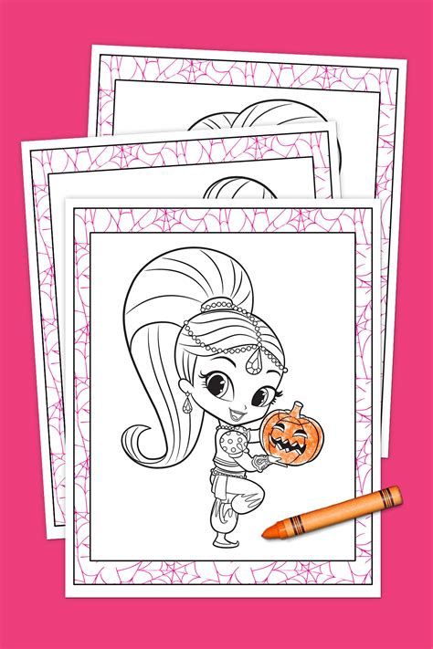 Nick Jr Halloween Coloring Pages