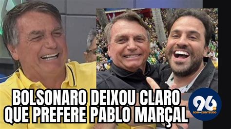 Atuação De Pablo Marçal Nos Debates Conquistou Jair Bolsonaro Youtube