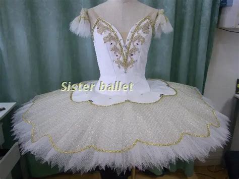 Handmade Ballet Dress Sleeping Beauty White Tutu Hard Network Pannier