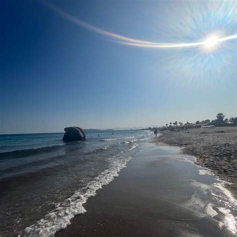 Spiaggia Del Poetto Di Quartu Quartu Sant Elena Sardynia