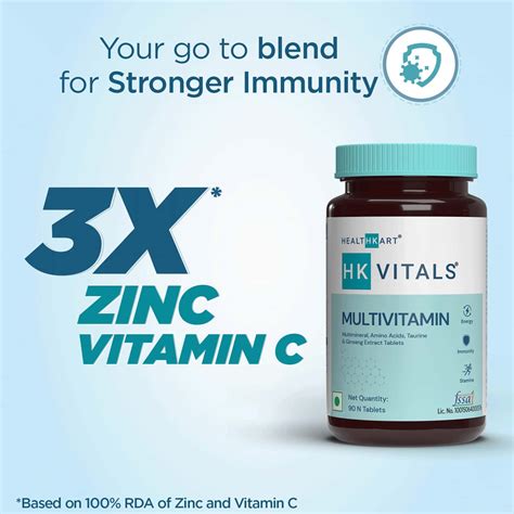 Buy Healthkart Hk Vitals Multivitamin With Multimineral Taurine