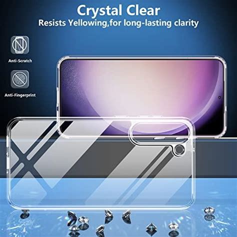 SPIDERCASE Para Funda Samsung Galaxy S23 Plus Transparente Paquete