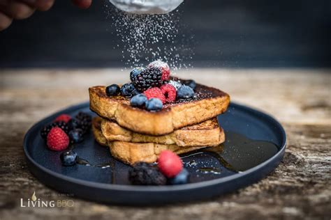 French Toast Arme Ritter Vom Grill Livingbbqde