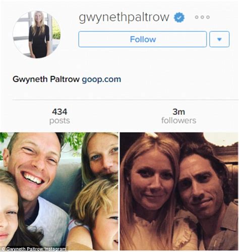 Gwyneth Paltrow Posts Birthday Selfie With Ex Chris Martin Daily Mail Online