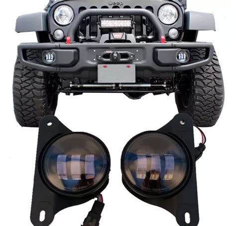 Faros Niebla Led Defensa 10 Aniversario Jeep Jk 2007 2018