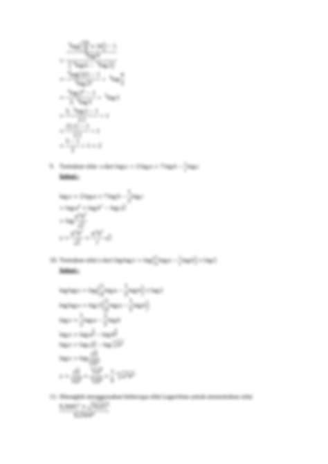 Solution Contoh Soal Dan Pembahasan Materi Tentang Logaritma Kelas 10