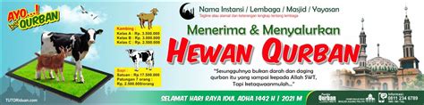 Desain Banner Spanduk Qurban 1442h 2021 Free Cdr And Psd