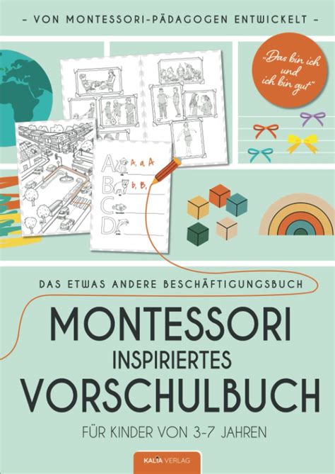 Montessori inspiriertes Vorschulbuch Beschäftigungsbuch für Kinder