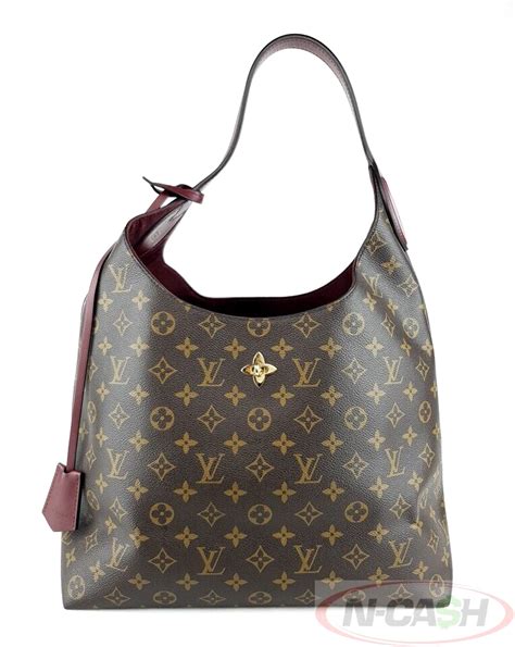 Louis Vuitton Flower Monogram Canvas Hobo Bag N Cash