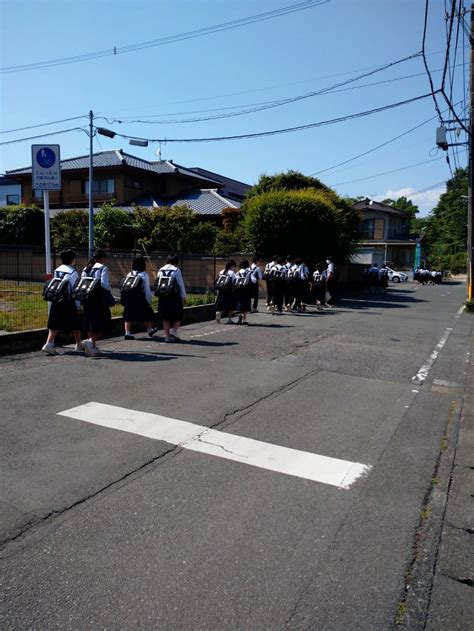 3 3下校観察③ 熊本大学教育学部附属中学校