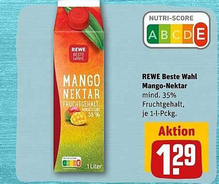 Rewe Beste Wahl Mango Nektar Angebot Bei REWE 1Prospekte De