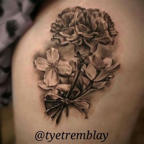 Carnation Tattoo Carnation Tattoo Carnation Flower Tattoo Mom Tattoo Designs