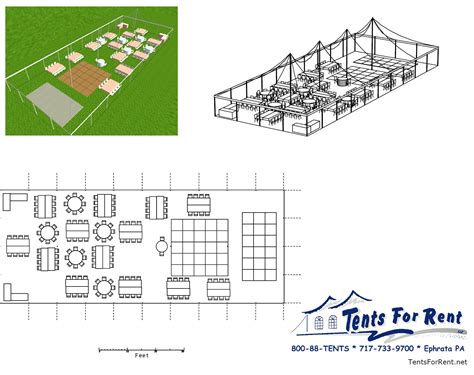 Tent Layout Ideas - Table Layouts for Event | Tents For Rent