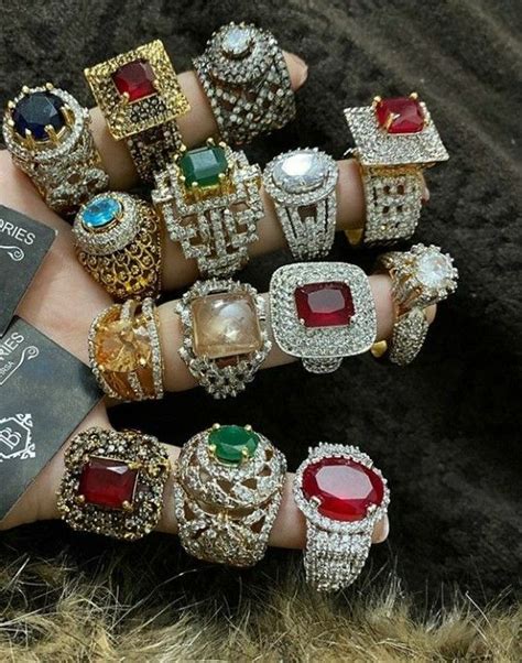 Most beautiful rings | Gold jewellry designs, Fancy jewellery designs ...