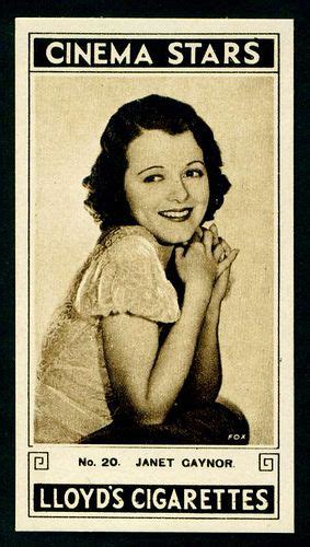 Cigarette Card Janet Gaynor Flickr Photo Sharing 1940s Actresses