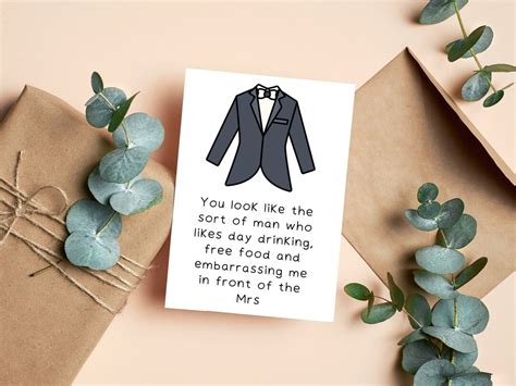 Funny Best Man Proposal Card Will You Be My Best Man Card Etsy