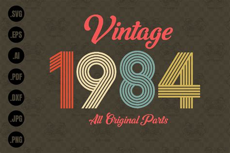 Vintage All Original Parts Svg Graphic By Siamvector Creative