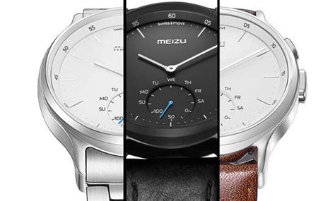 Meizu Mix Is Companys First Smartwatch It Has An Analog Face News