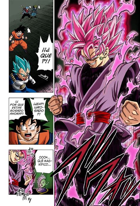 Dbs Manga Cap 20 Goku Black Ssj Rose Full Color Dibujos Dibujos Sensuales Arte De Anime