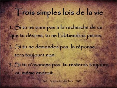 Trois Simples Lois De La Vie Inspirations Pour Réussir Sa Vie