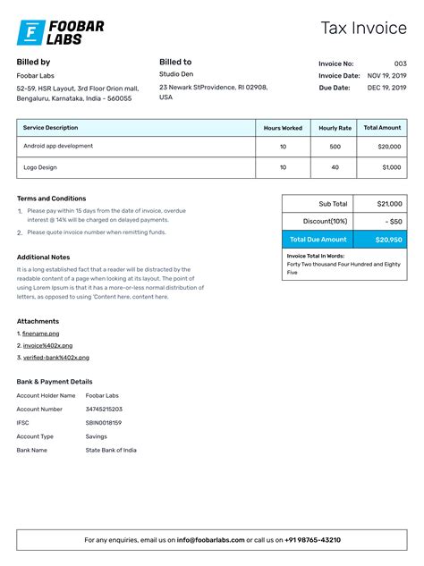 Freelance Invoice Templates Free PDF Templates Refrens