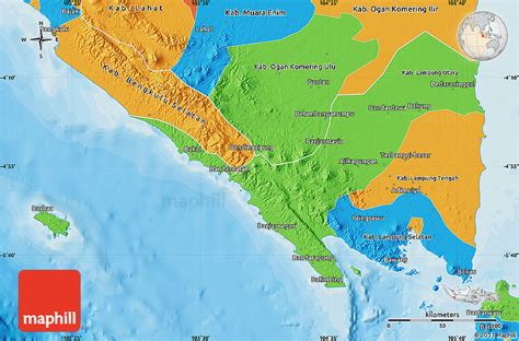 Political Map of Lampung