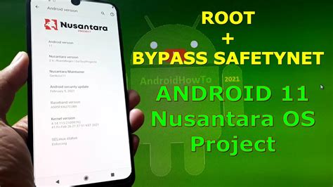 Root And Bypass Safetynet On Android Gsi Nusantara Os Project