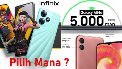 Infinix Hot 30i VS Samsung Galaxy A04e Smartphone 1 Jutaan YouTube