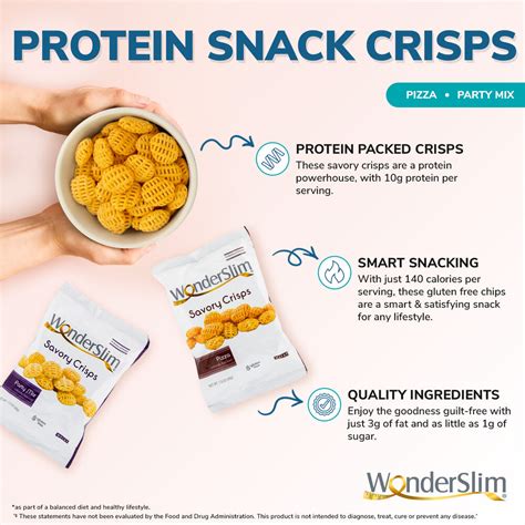 Protein Crisps Party Mix 7ct Wonderslim Dietdirect 16 99 Usd