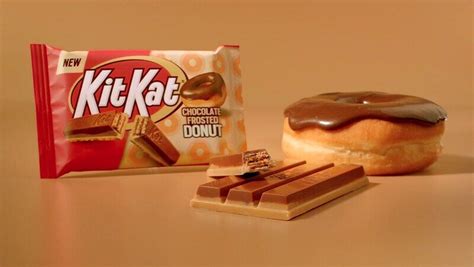 Donut Inspired Chocolate Wafers Kit Kat Chocolate Frosted Donut