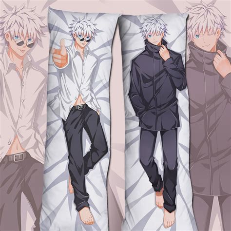 Satoru Gojo Body Pillow Cover Jujutsu Kaisen Pillow Case Jjk Dakimakura