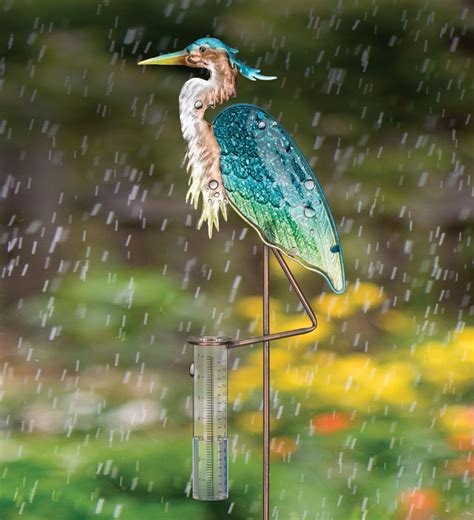 Rain Gauge Stake Heron The New Hampshire Magazine Store