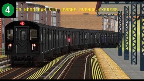 OpenBVE Special 4 Train To Woodlawn Via Jerome Avenue Express R142