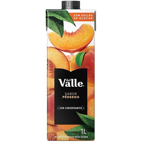 SUCO DEL VALLE PESSEGO 1L Suco Del Valle Pêssego 1L DEL VALLE