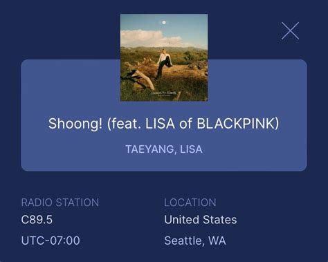 TEAM LISA PH On Twitter RT Lalaluvlalisa Shoong S First US Airplay