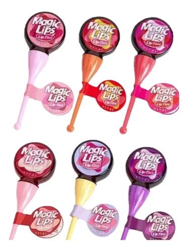 Lip Tint Magic Lips Vivai Formato Pirulito Kit 6 Peças