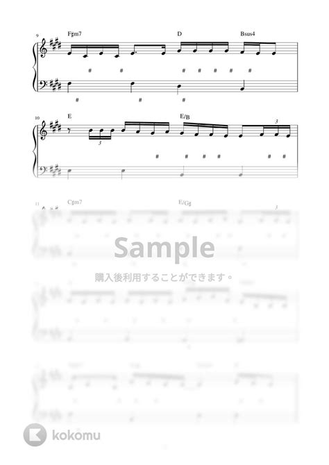 Wacci 恋だろ ピアノ楽譜 かんたん両手 歌詞付き ドレミ付き 初心者向き 楽譜 By Pianotokyo