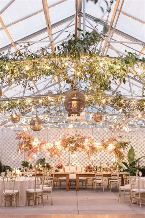 Fairytale Reception With Hanging Installation At Unique Philadelphia