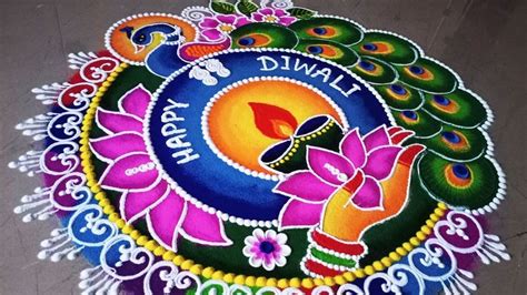 Diwali Rangoli 2021 Big Colourful And Attractive Rangoli For