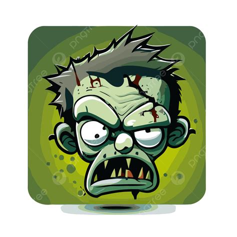 Zombie Face Vector