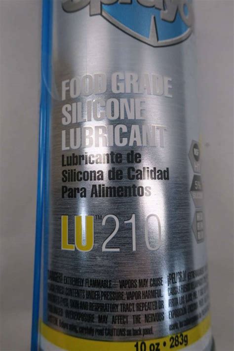 Sprayon Lu210 Case Of 10 10oz Food Grade Silicone Lubricant D551374