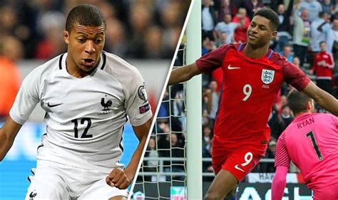 Kylian Mbappe And Marcus Rashford Exclusive Stage Set For France V