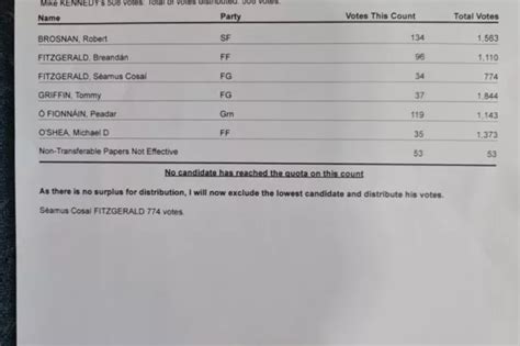 Councillor Seamus Cosa Fitzgerald Loses Seat Radio Kerry Radiokerry Ie