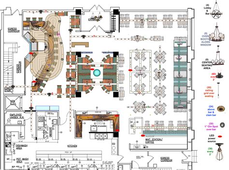Hotel Roof Top Bar Floor Plan Design Is Given In This