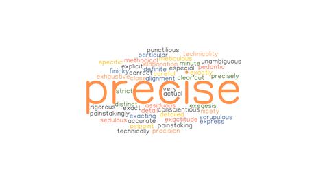 PRECISE: Synonyms and Related Words. What is Another Word for PRECISE ...