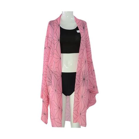 Kamado Nezuko 2 M Bikini Slayer Swimsuit Demon Set Kimetsu No Yaiba Beach Cosplay Shinobu