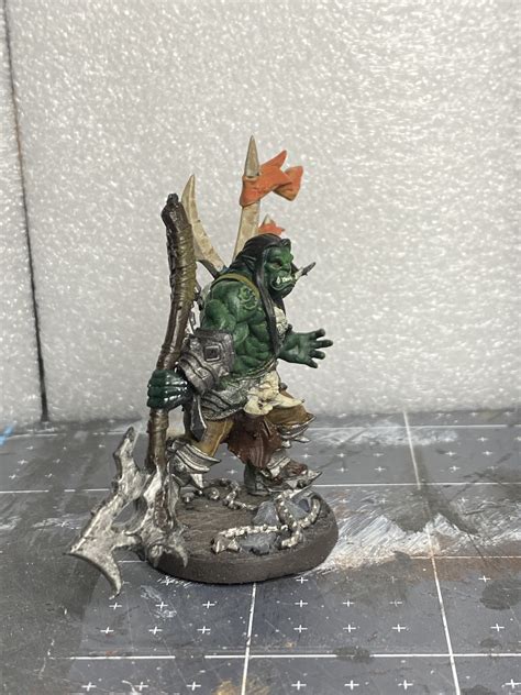 3d Printable Throgar The Chainbreaker Orc Barbarian Hero By Artisan Guild